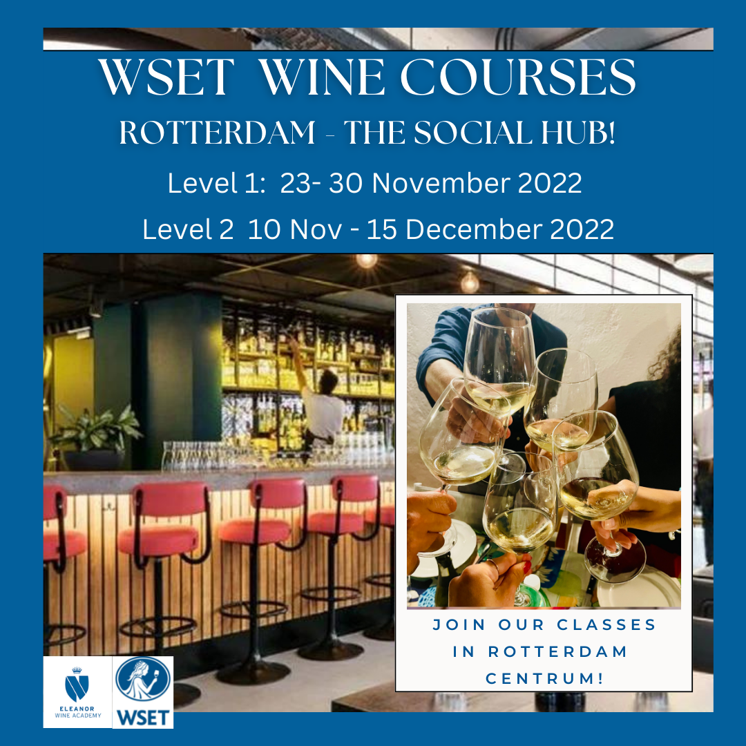 WSET Wine courses in Rotterdam in English Eleanor Wine Academy