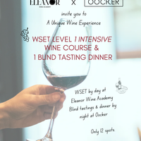 Detailed wine tasting notes with producer information and pricing provided in WSET Level 1 course at Eleanor Wine Academy