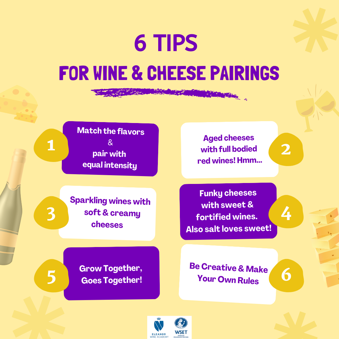 Tips for Wine & Cheese Pairings Eleanor Wine Academy