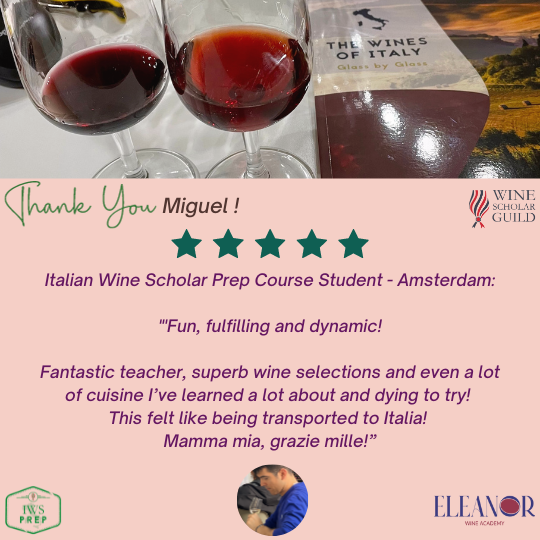 Italian Wine course Amsterdam