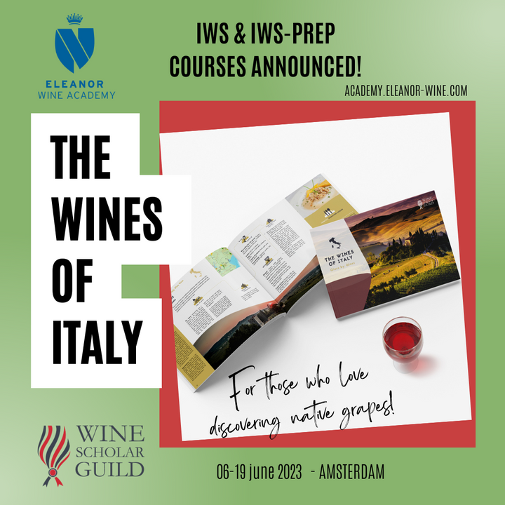 Italian Wine Scholar & IWS- Prep courses in Amsterdam