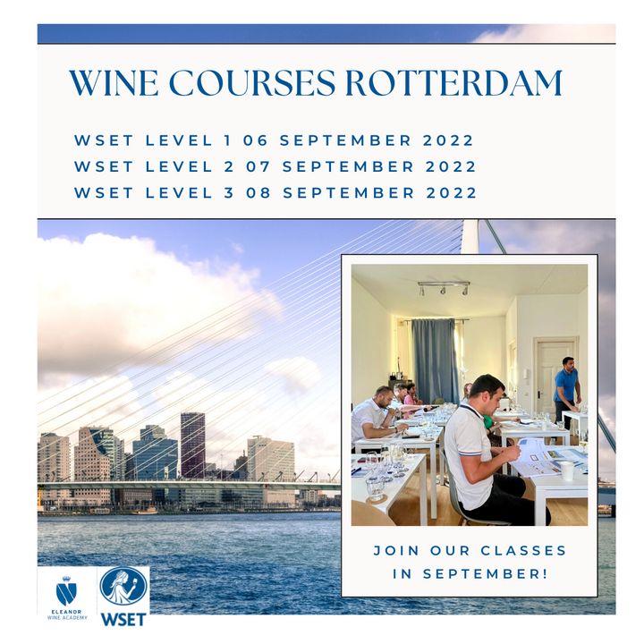 📚 WSET English Courses in Rotterdam - Dates Autumn 2022 📚