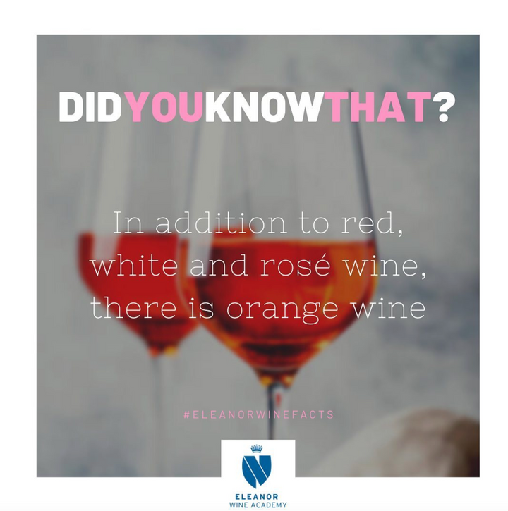 💡Did you know that ? in addition to red, white and rosé wine, there is orange wine💡