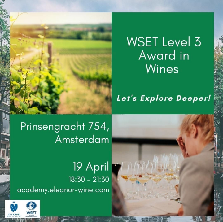 WSET 3 in English in Amsterdam