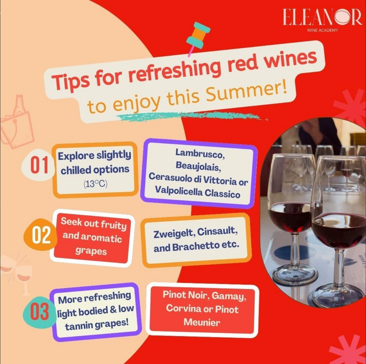 🌞✨ Sip, Chill, and Savor: Tips for Refreshing Red Wines this Summer! 🍷❄️