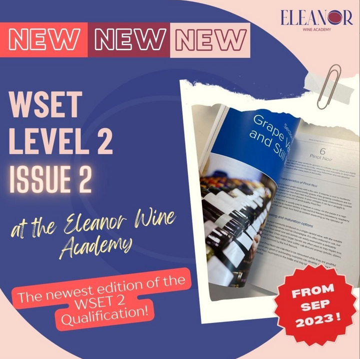 The latest WSET Level 2 Course at Eleanor Wine Academy! 🌟🍇
