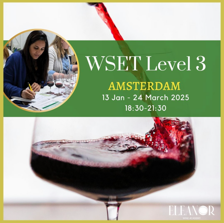 WSET Level 3 Starts January 2025 in Amsterdam