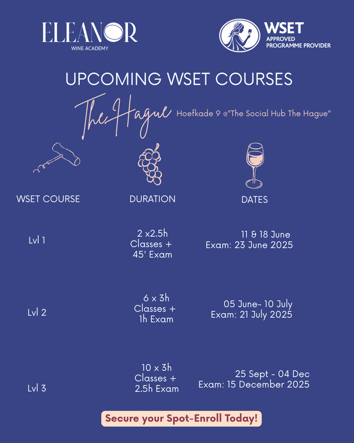 WSET Level 1 & 2 Courses in The Hague This June – Learn with Eleanor Wine Academy