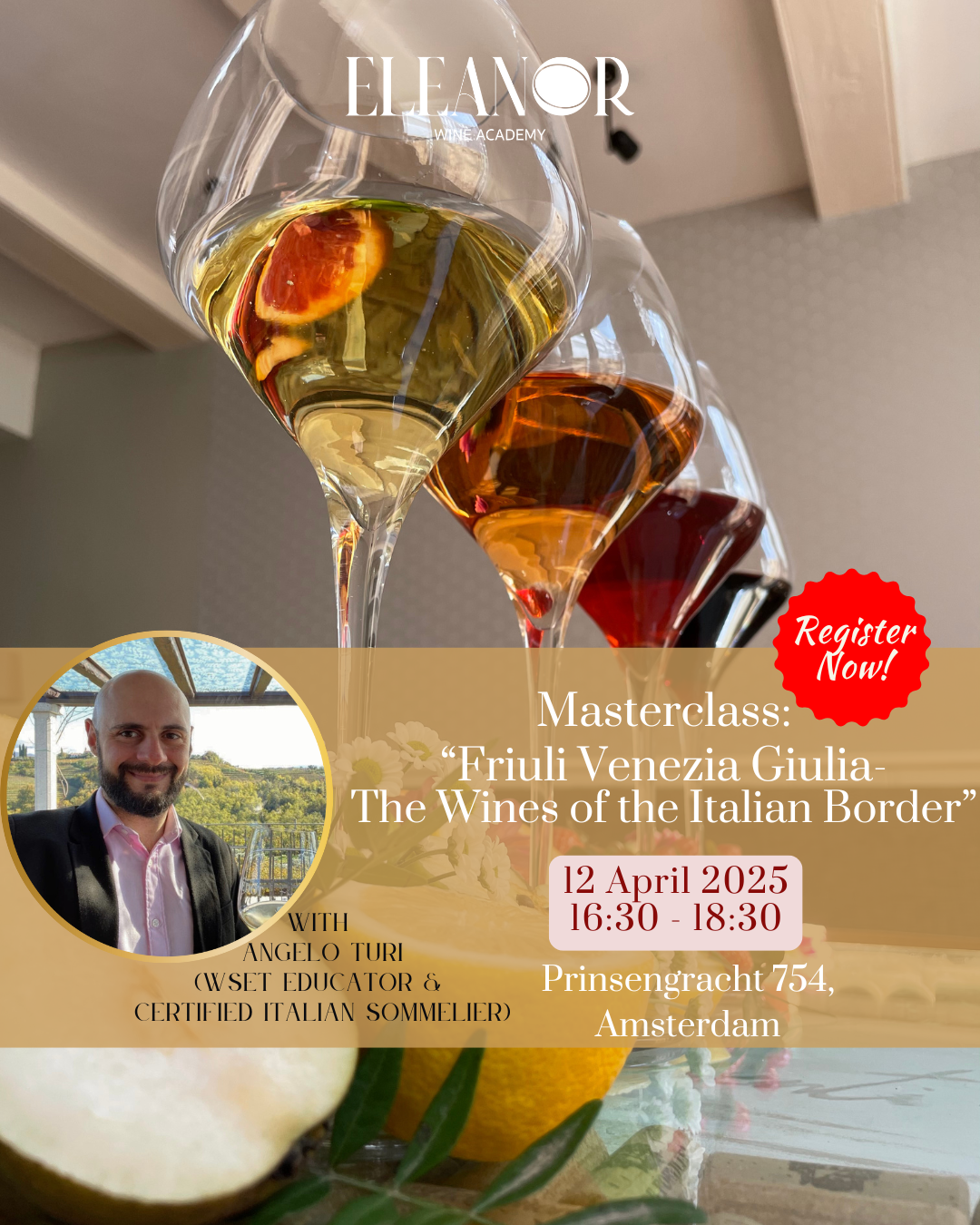 Friuli Wines Masterclass: Discover Pinot Grigio Ramato at Eleanor Wine ...