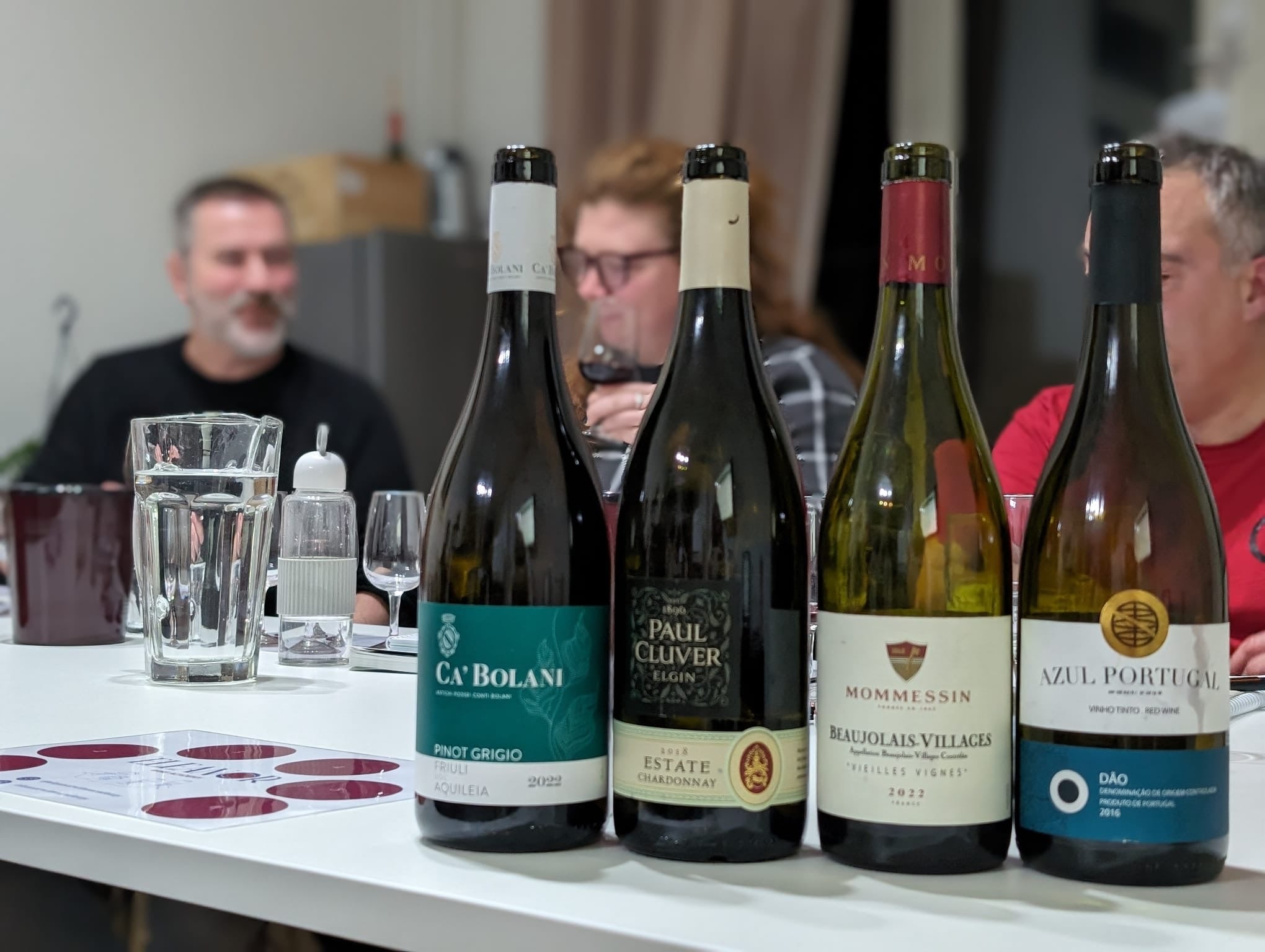 Students comparing WSET wine courses at Eleanor Wine Academy