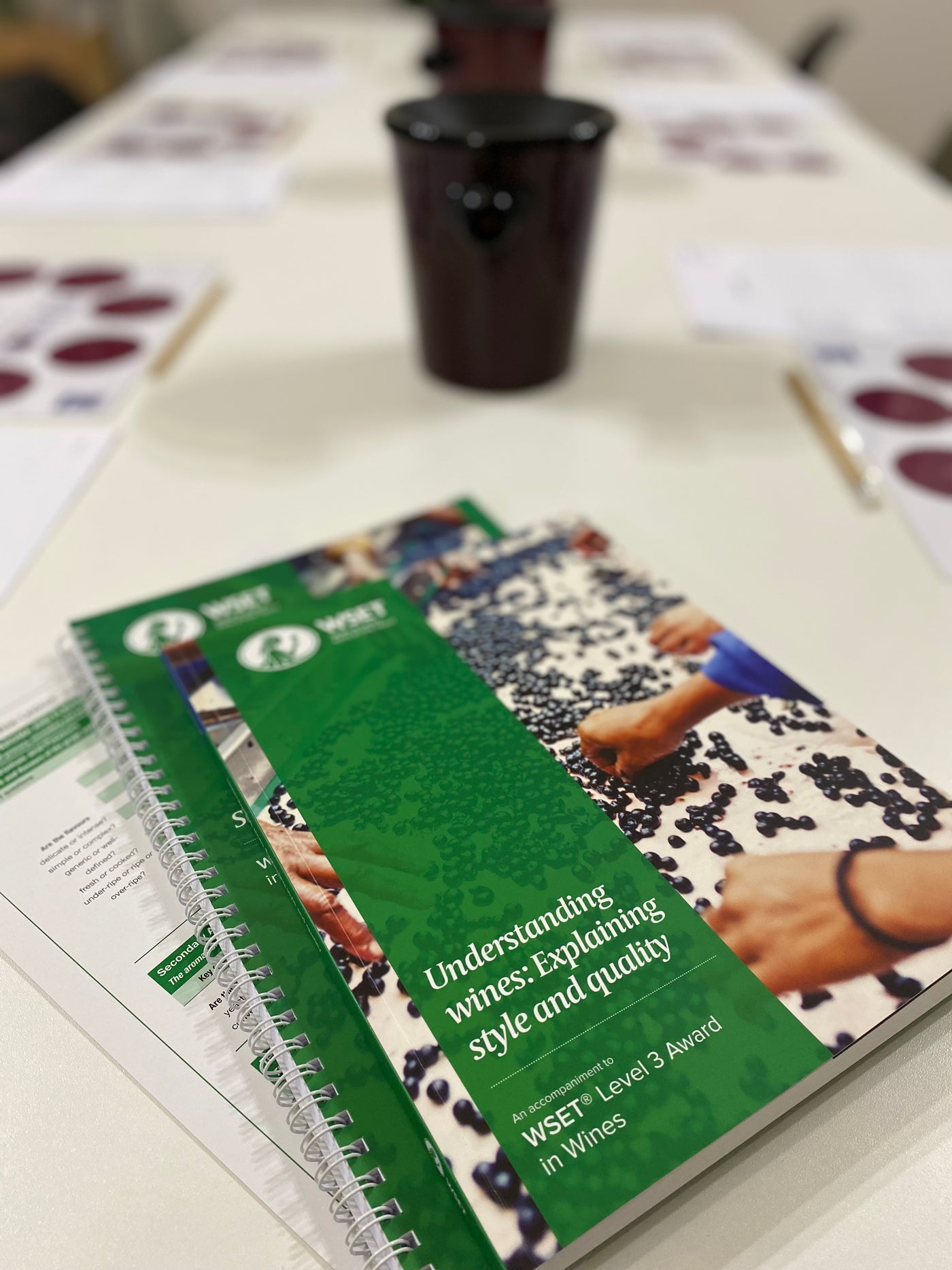 WSET Level 3 Award in Wines study materials at Eleanor Wine Academy