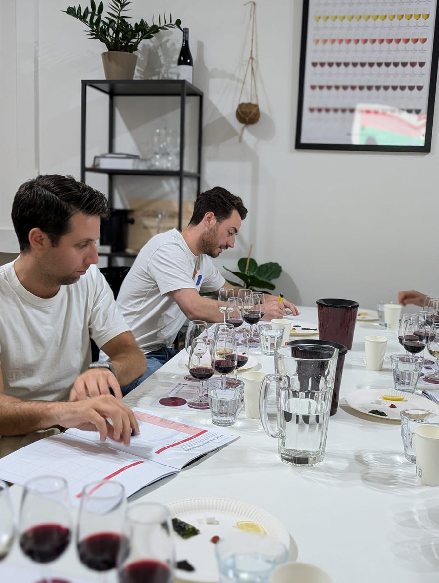 Wine tasting student at Eleanor Wine Academy Amsterdam