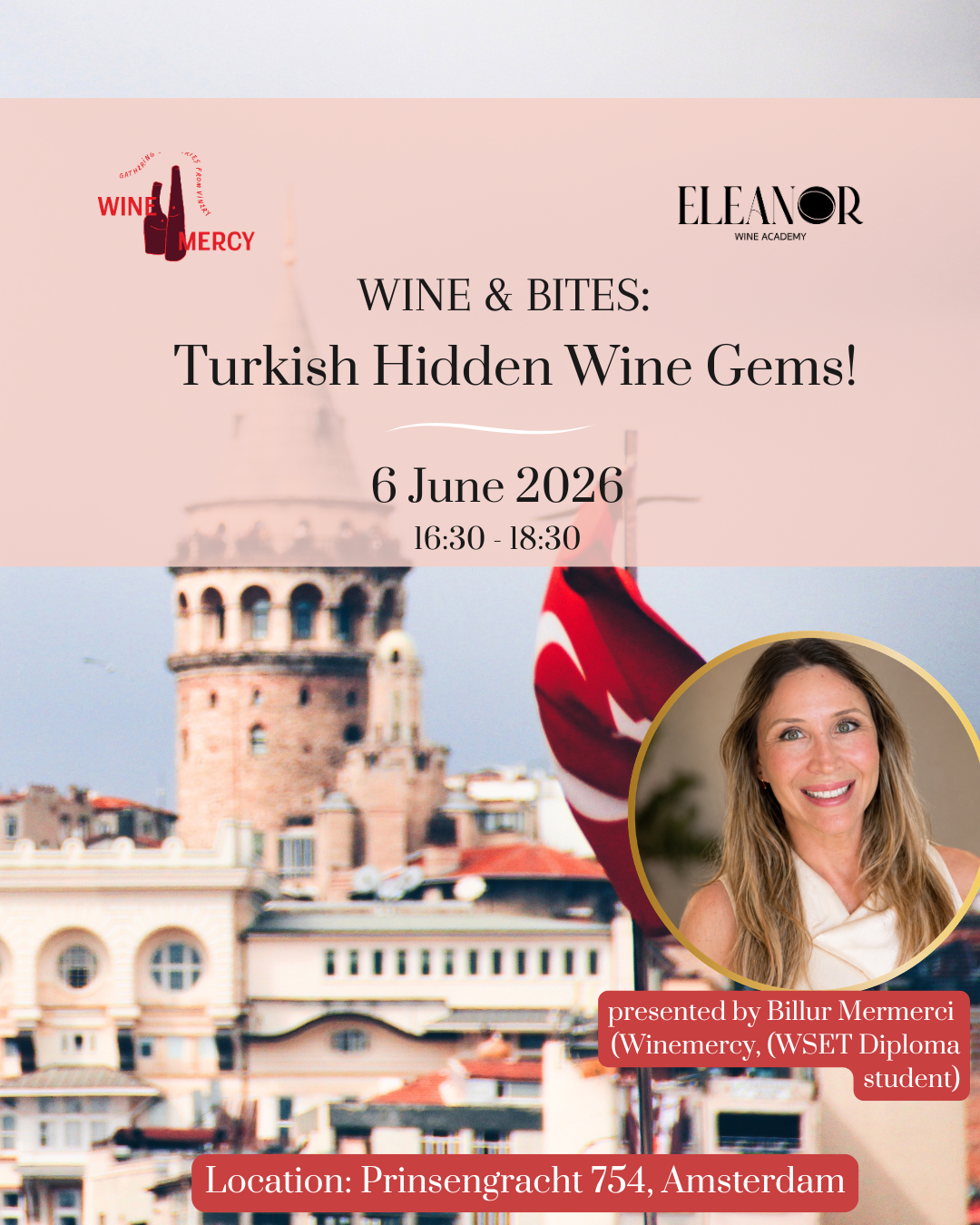 Wine and Bites: Turkish Hidden Gems Edition 🇹🇷🍷| Wine Tasting + Bites in Amsterdam