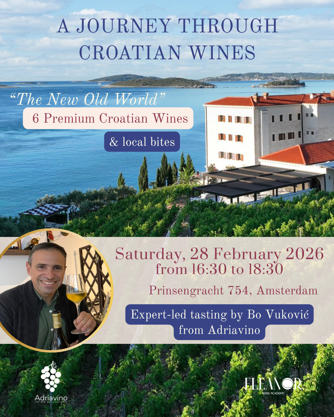 Wines & Bites of Croatia in Amsterdam | The New Old World: A Journey Through Croatian Wines