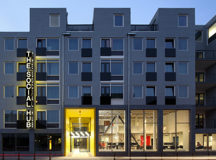 The Social Hub on Hoefkade, location of Eleanor Wine Academy WSET courses in The Hague